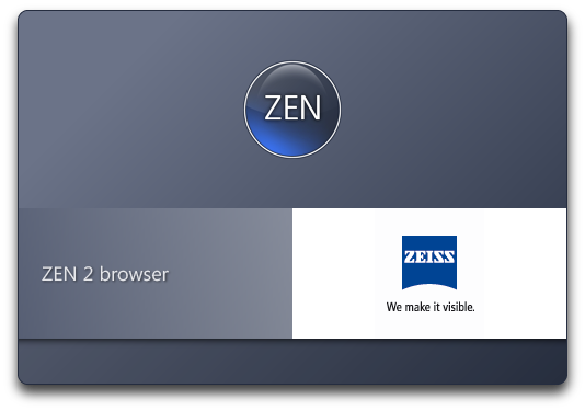 ZEN browser splash screen